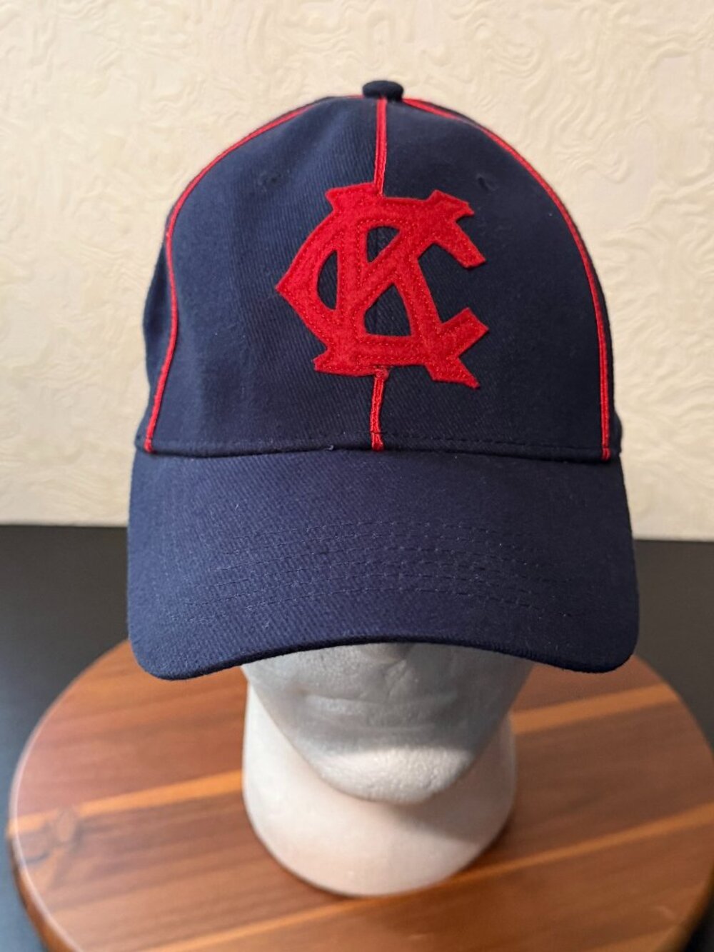 Kansas City Monarchs Big Boy Gear Mens Navy Blue Adjustable Cap